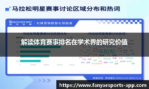 解读体育赛事排名在学术界的研究价值